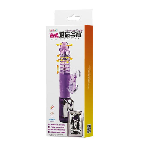 Vibrating Rotating and Thrusting Rabbit Vibrator by Baile - Rabbit Vibrators