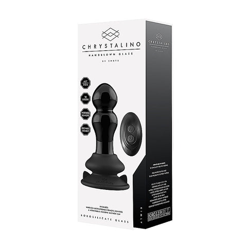 Rimly Remote Control Glass Vibrator by Shots Toys - Glass Sex Toys