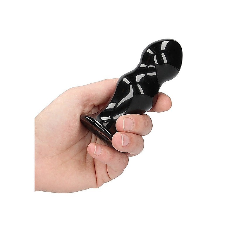Rimly Remote Control Glass Vibrator by Shots Toys - Glass Sex Toys