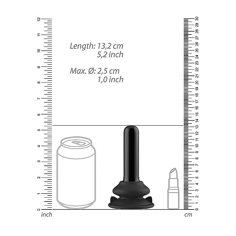 Thumby 10 Functions Personal Glass Massager by Shots Toys - Glass Sex Toys