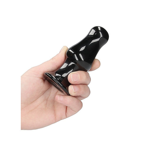 Missy Glass Vibrator With Suction Cup and Remote - Glass Sex Toys