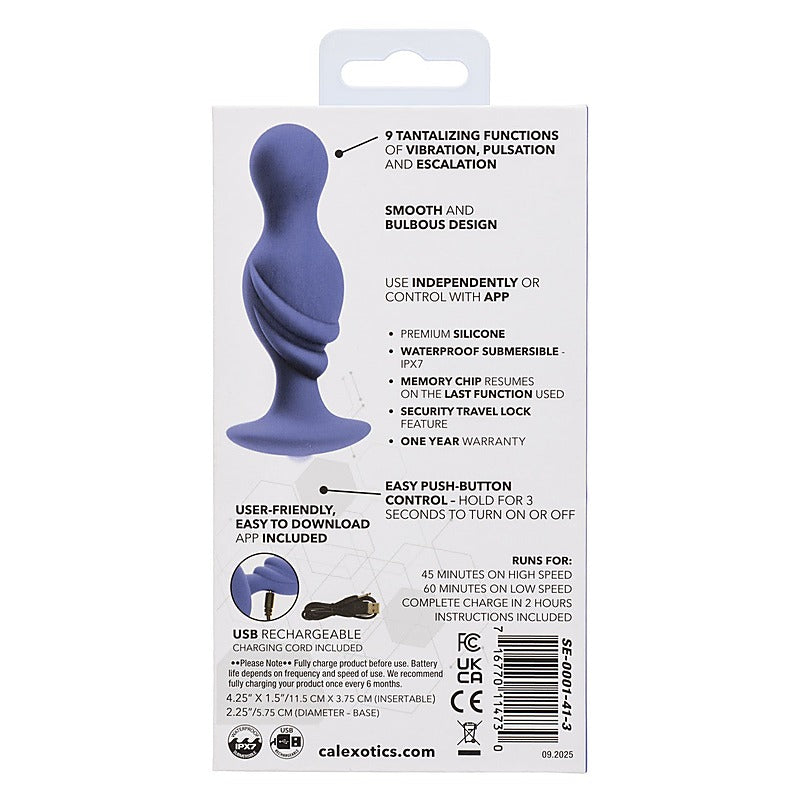Connect Advanced Vibrating Anal Play Probe - Butt Plugs