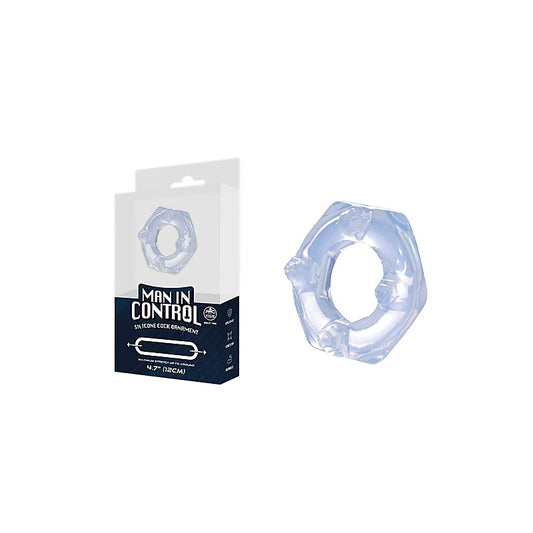Oxballs Man In Control Silicone Cock Ornament - Cock Rings