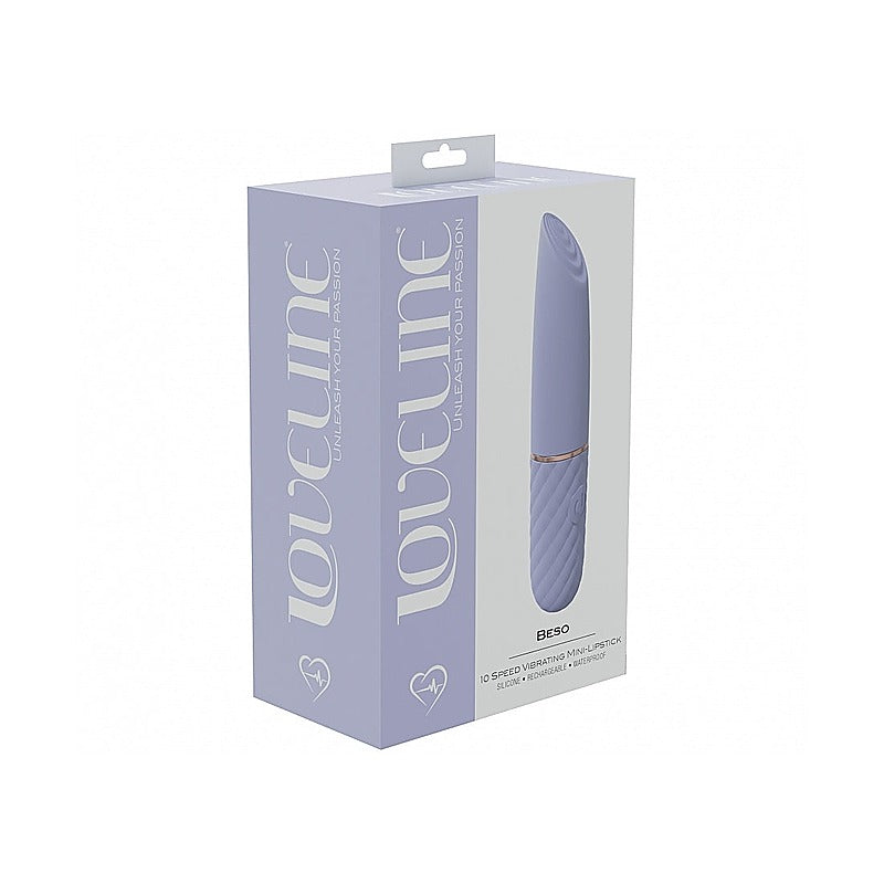 Beso 10 Speed Mini Lipstick Vibrator by Shots Toys - Mini & Slim Vibrators