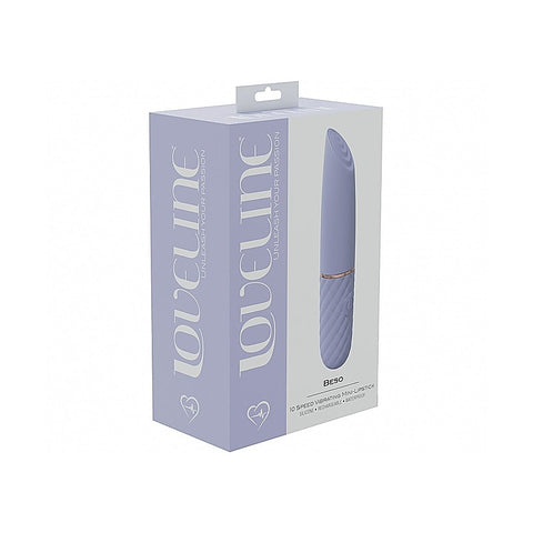Beso 10 Speed Mini Lipstick Vibrator by Shots Toys - Mini & Slim Vibrators