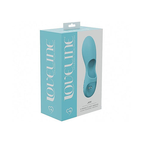 LoveLine Joy 10 Speed Silicone Finger Vibrator by Shots Toys - Finger and Tongue Vibrators