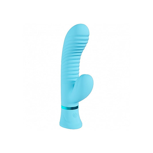 Loveline Mystique 10 Speed Ribbed Rabbit by Shots Toys - Rabbit Vibrators