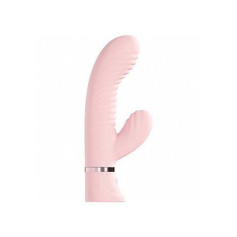 Loveline Mystique 10 Speed Ribbed Rabbit by Shots Toys - Rabbit Vibrators