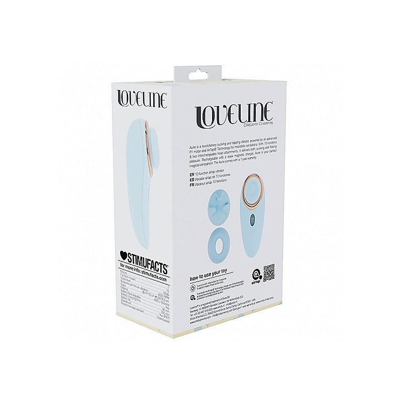 Loveline Aurie AirTapTech Rechargeable Clitoral Vibe - Clit Ticklers and Pulsators