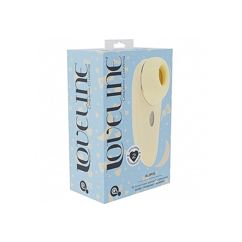 Loveline Aurie AirTapTech Rechargeable Clitoral Vibe - Clit Ticklers and Pulsators