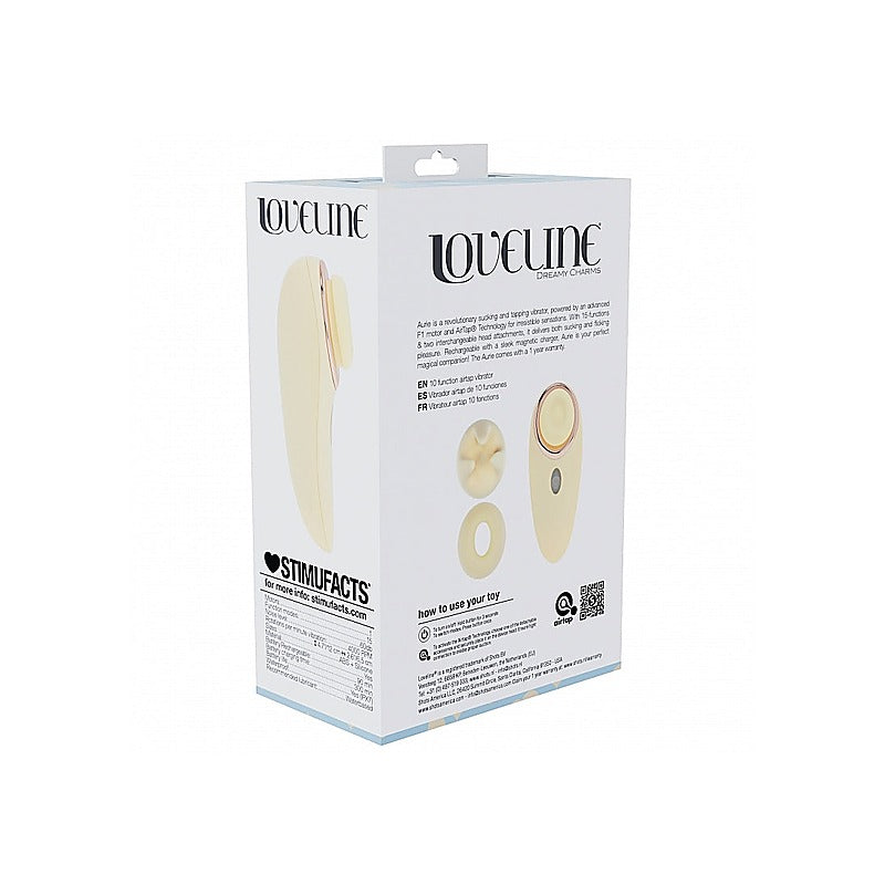 Loveline Aurie AirTapTech Rechargeable Clitoral Vibe - Clit Ticklers and Pulsators