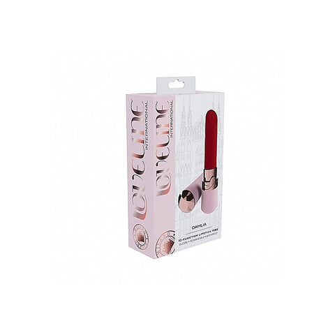 Loveline Dahlia 10 Function Lipstick Vibrator by Shots Toys - Personal Massagers