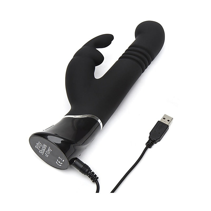 Greedy Girl Thrusting G-Spot Rabbit Vibe by Love Honey - Rabbit Vibrators