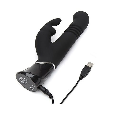 Greedy Girl Thrusting G-Spot Rabbit Vibe by Love Honey - Rabbit Vibrators