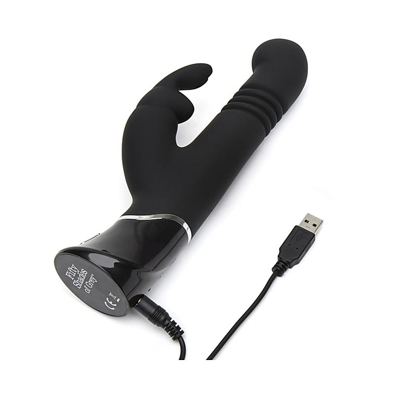 Greedy Girl Thrusting G-Spot Rabbit Vibe by Love Honey - Rabbit Vibrators
