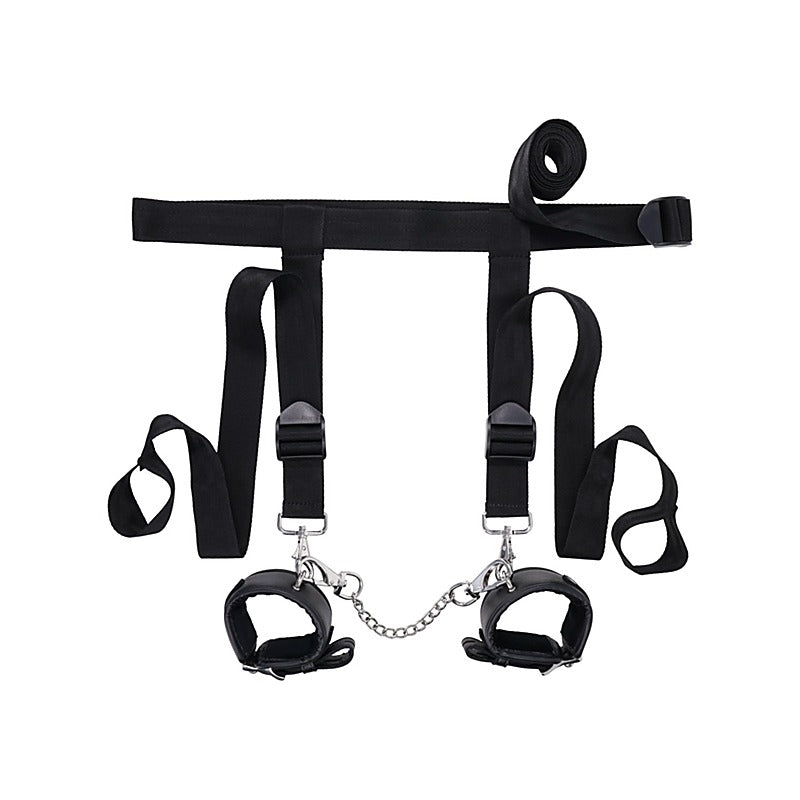 Edge Adjustable BDSM Play Door Restraints by Sportsheets - Cuffs And Restraints