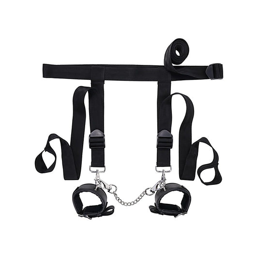 Edge Adjustable BDSM Play Door Restraints by Sportsheets - Cuffs And Restraints