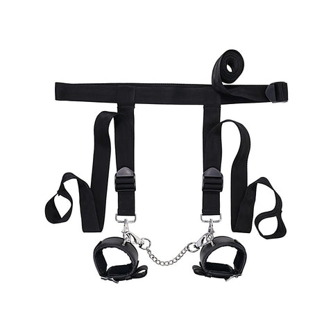 Edge Adjustable BDSM Play Door Restraints by Sportsheets - Cuffs And Restraints