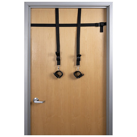 Edge Adjustable BDSM Play Door Restraints by Sportsheets - Cuffs And Restraints