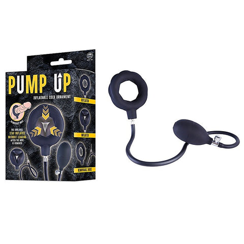 Pump Up Inflatable Cock Ring by NANMA Corporation - Stretchy Cock Rings