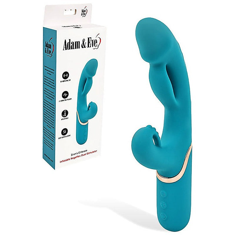 SIRENS EMBRACE Inflatable Rabbit Vibrator by Adam & Eve - Rabbit Vibrators