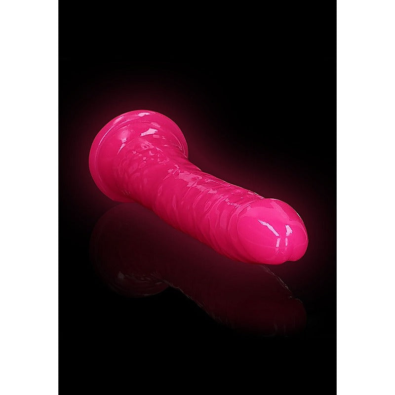 REALROCK 29 cm Slim Glow in the Dark Realistic Dong - Realistic Dildos