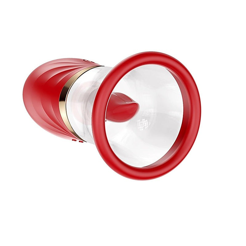 LuvPump Adoramor Licking & Sucking Pump by Shots Toys - Breast and Nipple Toys