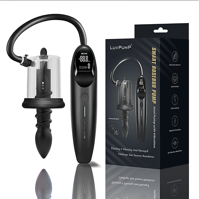 RosCup Pro Smart Anal Pump by Shots Toys - Penis Pumps And Stretchers