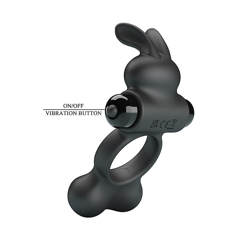 Yusuf Vibrating Mens Cock Ring with Steel Balls by Baile - Vibrating Cock Rings