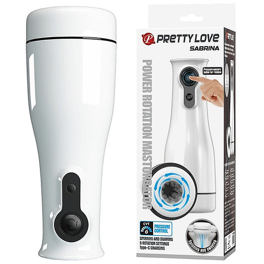 Rechargeable Sabrina Rotating Male Masturbator by Baile - Masturbators and Strokers