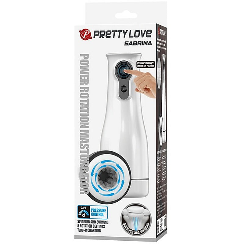 Rechargeable Sabrina Rotating Male Masturbator by Baile - Masturbators and Strokers