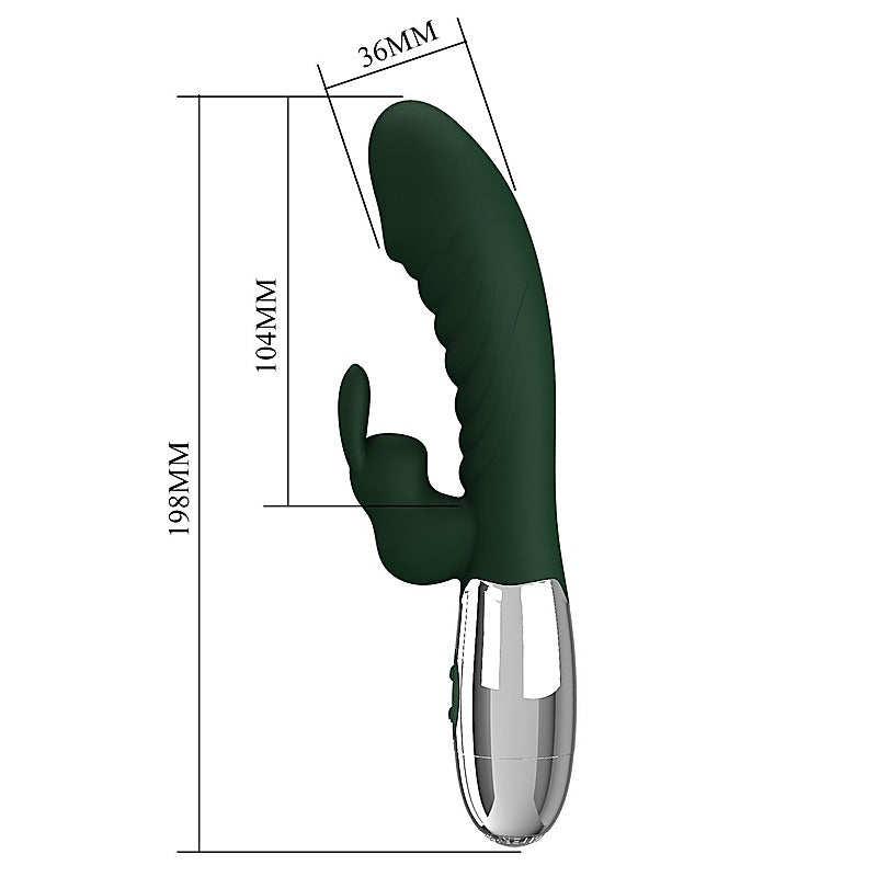 Naughty Bunny Rechargeable Silicone Rabbit Vibrator by Baile - Rabbit Vibrators