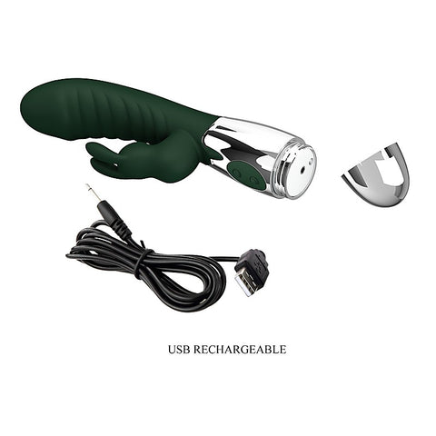 Naughty Bunny Rechargeable Silicone Rabbit Vibrator by Baile - Rabbit Vibrators