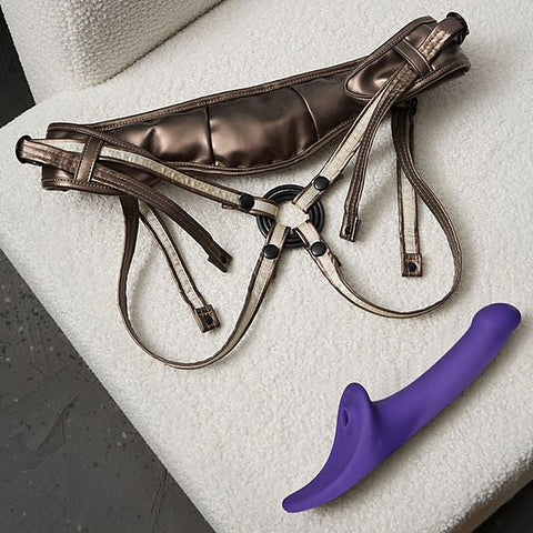 Multi Orgasm Vibrating Strap On Dildo by Strap-On-Me - Strap On Sextoys