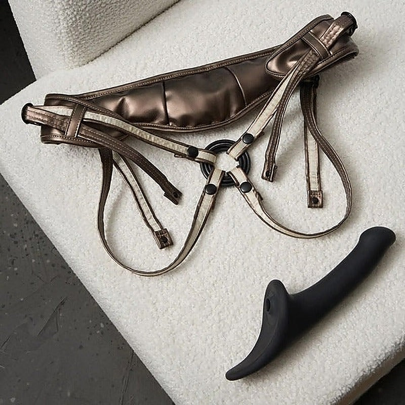Leatherette Harness DESIROUS by Strap-On-Me - Strap On Sextoys