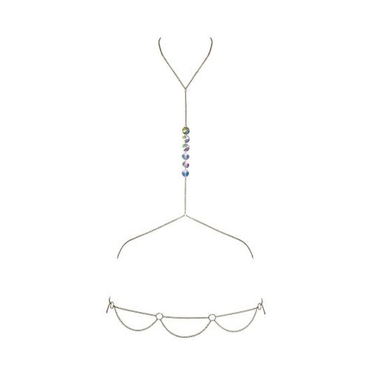 Cottelli Womens Sexy Body Chain Gold by Orion - Her Fetish