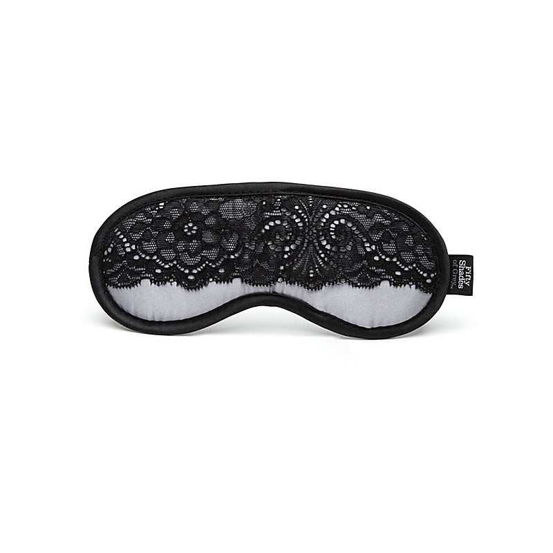 Fifty Shades of Grey Play Nice Satin and Lace Blindfold - Masks And Blindfolds