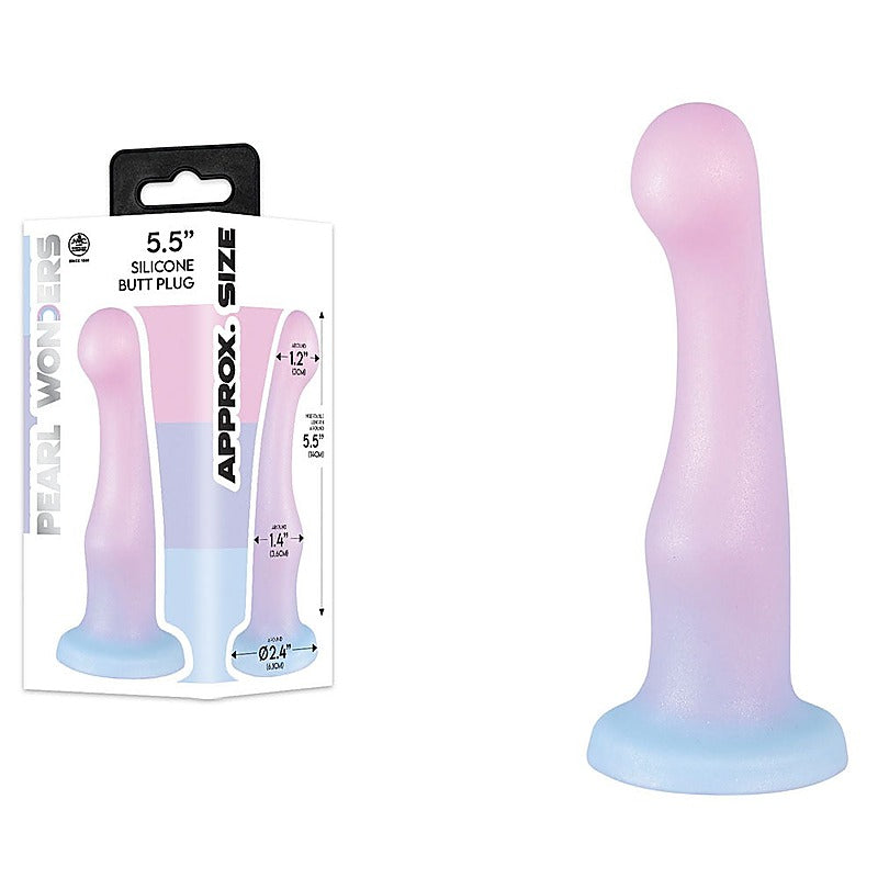 Pearl Wonders 14 cm Silicone Anal Plug by NANMA - Butt Plugs