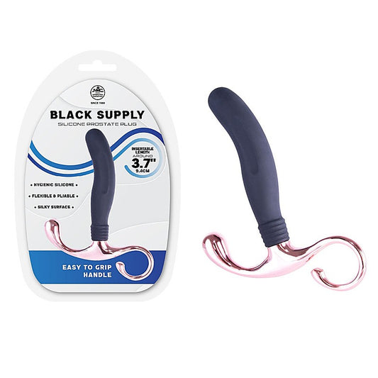 Nanma Black Supply Silicone Prostate Plug - Prostate Toys