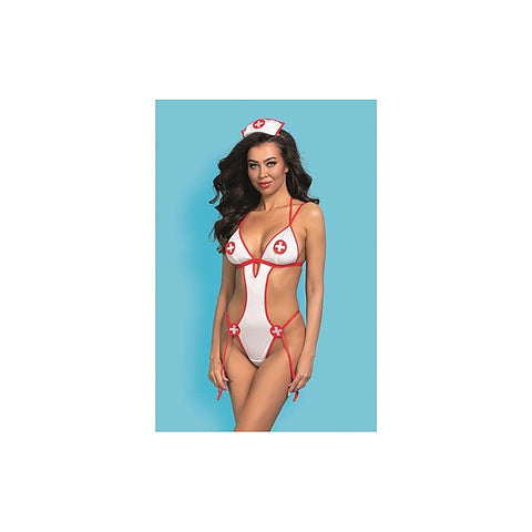 2 Piece Sexy Nurse Bodysuit by Showtime - Teddies and Bodysuits