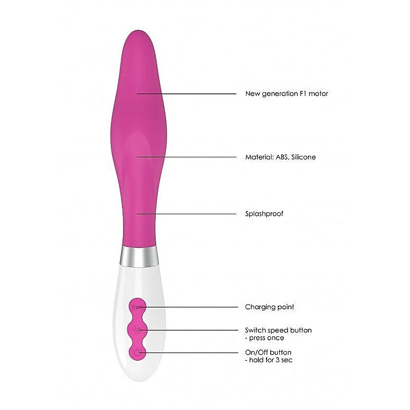 Luna Athamas Rechargeable G Spot Vibrator by Shots Toys - G-Spot Vibrators