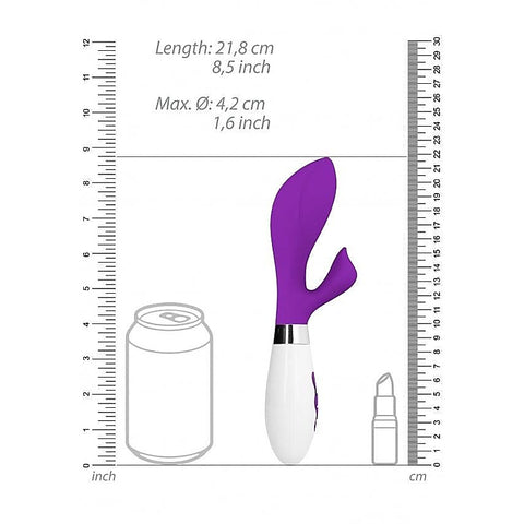 Luna Achelois Rechargeable Rabbit Vibrator by Shots Toys - Rabbit Vibrators