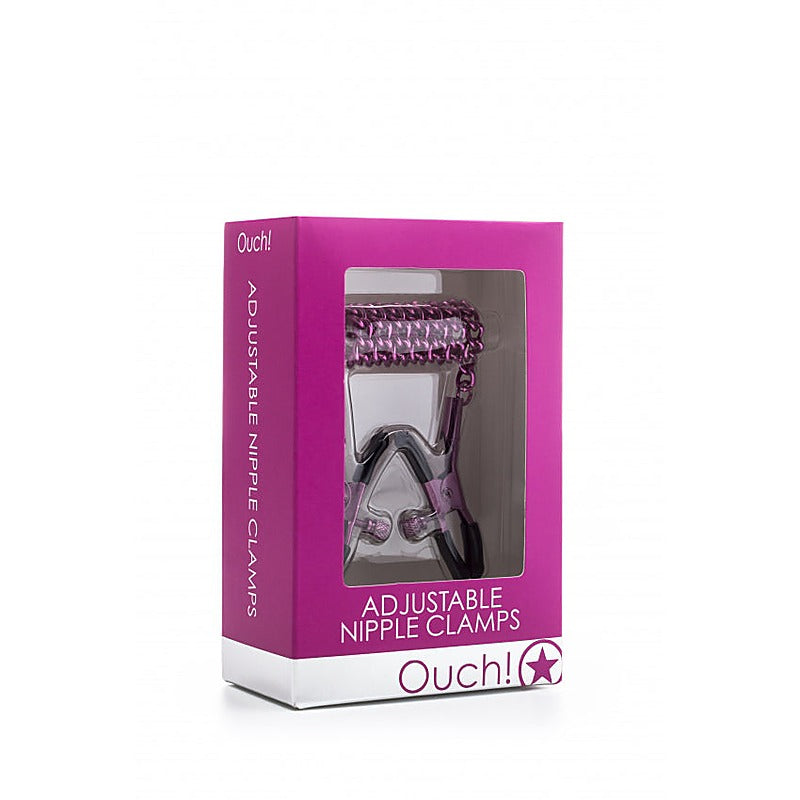 Adjustable Womens Nipple Clamps by Shots Toys - Nipple and Clit Clamps