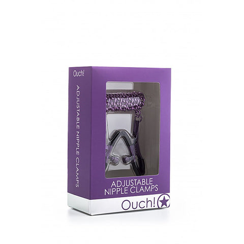 Adjustable Womens Nipple Clamps by Shots Toys - Nipple and Clit Clamps