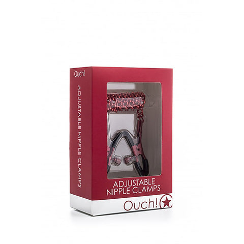 Adjustable Womens Nipple Clamps by Shots Toys - Nipple and Clit Clamps