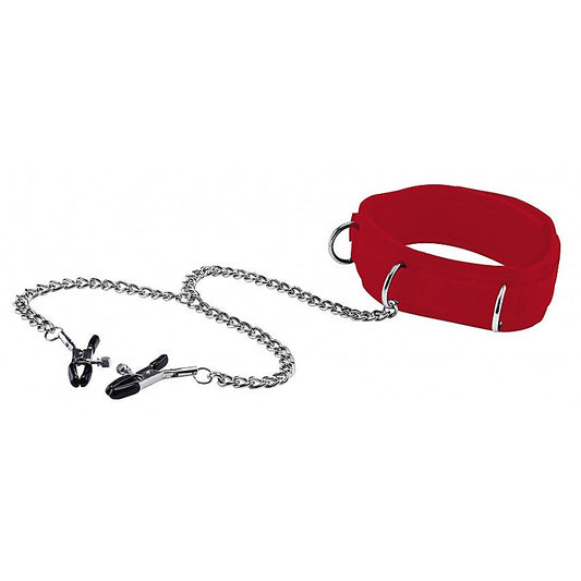 Adjustable and Comfortable Velcro Collar by Shots Toys - Collars and Leads