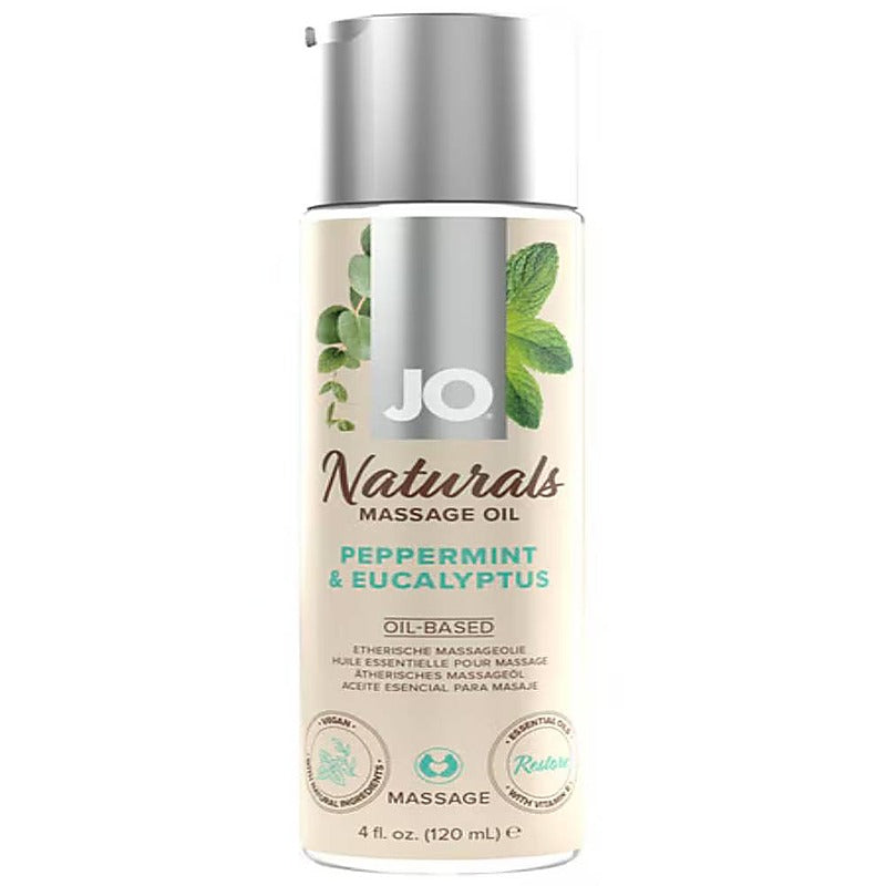 System Jo Naturals Oil Based Massage Oil 120 ml Coconut Lime - Massage Oils and Lubricants