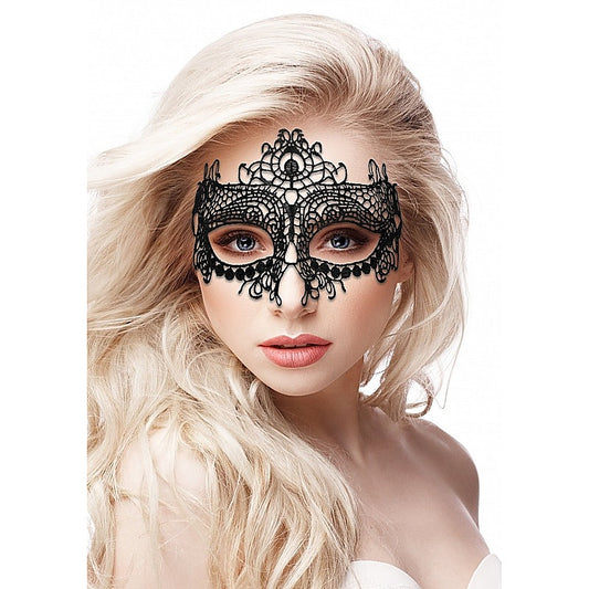 Easy To Wear Bondage Lace Mask by Shots Queen - Masks And Blindfolds