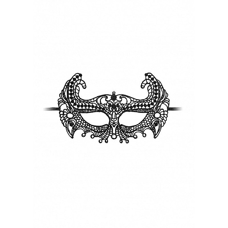 Empress Hand Made High Quality Lace Mask by Shots Toys - Masks And Blindfolds