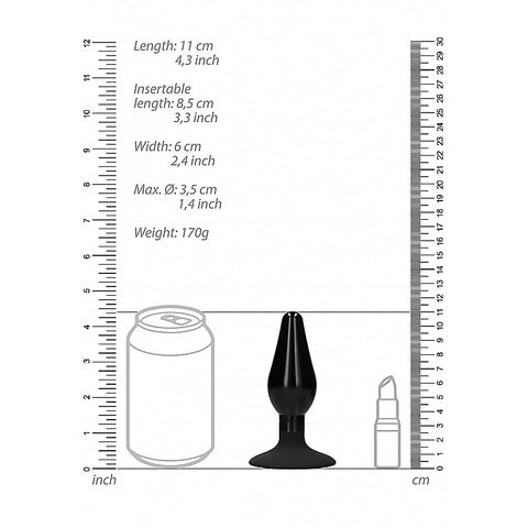 Shots Interchangeable Rounded Butt Plug Set Large - Butt Plugs